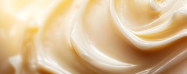 Aufkleber - Soft Velvety Cream Texture with a Luxurious Elegant Appearance Evoking a Sense of Opulence and Sophistication