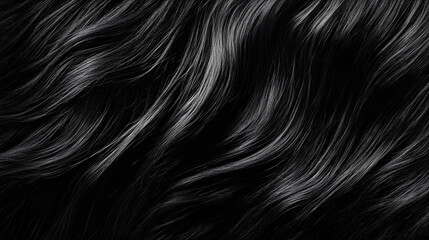 Poster - This image features a dramatic abstract monochrome texture with mesmerizing flowing patterns and powerful contrasting shadows  The dark grainy