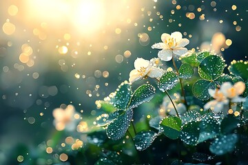 St patrick's day celebration nature's charm plants springtime close-up festive spirit