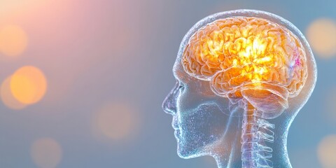 Poster - Immersive Neuroimaging Interface Medical Professional Analyzing Brain Scans with Precision Tools in Digital Workstation - Transformative Tech in Neurological Diagnostics