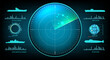 © vectortatu - Military ship sonar screen interface