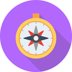 Wall Mural - Compass Vector Icon