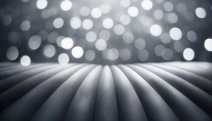 Wall Mural - abstract grey bokeh light wallpaper background