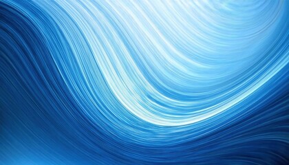 Poster - flowing blue waves in abstract motion with textured gradient patterns for modern art or design background