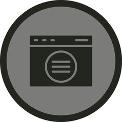 Wall Mural - hamburger menu vector icon design