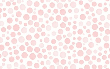 Wall Mural - a background featuring soft pink circles on a white surface, perfect for designs, textiles, or moder
