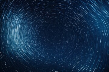 Wall Mural - starry night sky with swirling vortex of stars