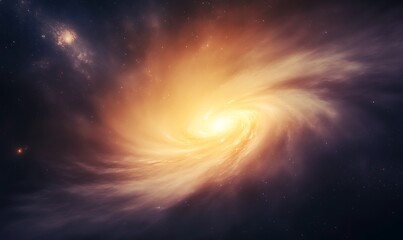 Aufkleber - A mesmerizing spiral galaxy radiates brilliant colors, showcasing the beauty and vastness of the universe in a stunning cosmic display.