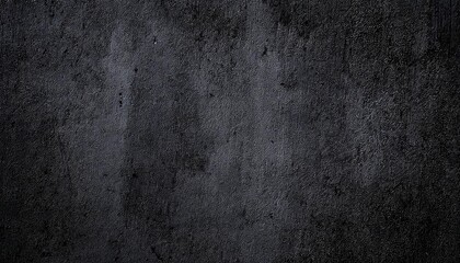 Poster - dark textured black concrete background for industrial design and modern minimalist graphic projects

