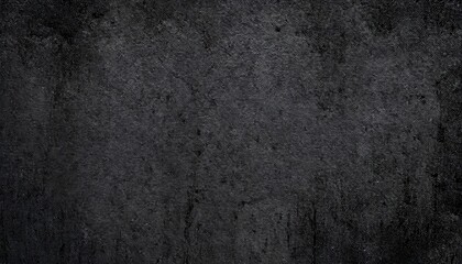 Poster - dark textured black concrete background for industrial design and modern minimalist graphic projects

