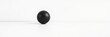 © Taley - Minimalist Black Sphere on White Background Simple Geometric Shape Photography
