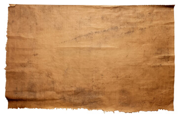 Wall Mural - PNG Old brown grunge paper backgrounds white background blackboard.