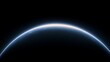 © AhmadTriwahyuutomo - A serene view of a planet's horizon against a dark background, highlighting the curvature and atmospheric glow.