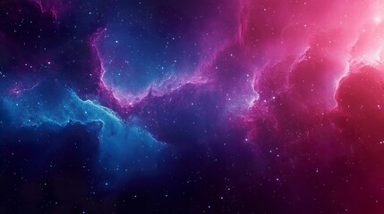 Wall Mural - blue purple red nebula rift
