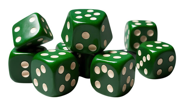 Dados verdes png