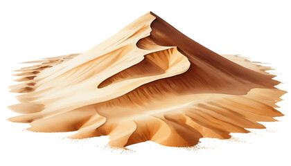 Wall Mural - Desert sand pile png