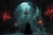 © Asmaa_Asmadi - a vampire in a dark gothic castle