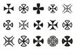 © Formatoriginal - Icon set of Maltese cross