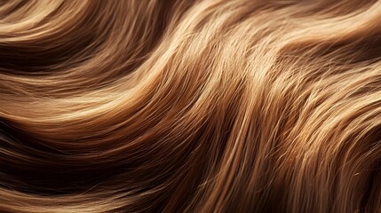 Leinwandbilder - Elegant and Luxurious Wavy Blond Hair Texture Abstract Background  Captivating and dynamic swirling pattern of silky shiny golden hair creates a vibrant organic and visually appealing design