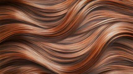 Leinwandbilder - Mesmerizing abstract background featuring intricate swirls waves and curves in a blend of warm earthy tones creating a dynamic and fluid design