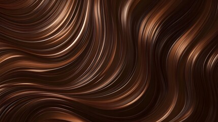 Leinwandbilder - Mesmerizing abstract wave of light and dark flowing curving lines and shapes in a digital art backdrop  The dynamic swirling pattern creates a captivating ethereal and visually striking visual effect