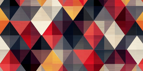 Wall Mural - Colorful geometric pattern creating stunning visual effect