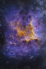 Wall Mural - Purple Nebula with Stars