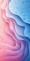 Wall Mural - Colorful abstract background with droplets and waves