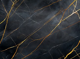 Wall Mural - Black and gold marble texture design for cover book or brochure, poster, wallpaper background or realistic business and design artwork..