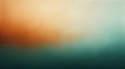 Wall Mural - Beautiful abstract gradient blending warm colors with cool tones in a tranquil and calm atmosphere. Generative AI