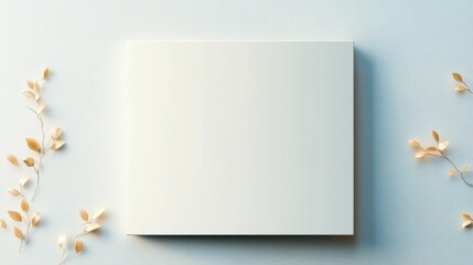 Wall Mural - Softly Textured Blank Billboard Mounted on Light Background