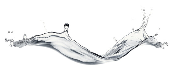 Wall Mural - png water white background splattered simplicity.
