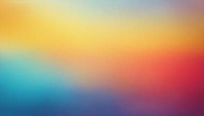 Wall Mural - blurry gradeint pastel colorings yellow blue red smooth colorful abstract dreamy undeniable historic