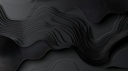 Dark abstract waves, background design (1)