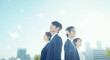© -SAYONARA- - 新社会人、成長への道を歩むビジネスマンとビジネスウーマン