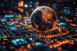 © Somboon - Holographic earth visualization showcasing global energy trends digital realm 3d graphics futuristic perspective