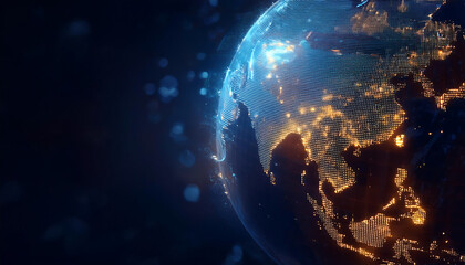 planet earth in space