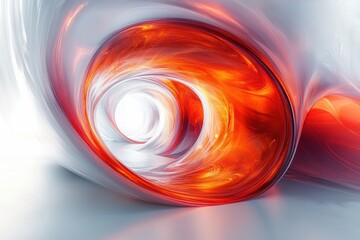Aufkleber - An abstract swirl of vibrant colors blending seamlessly, creating a dynamic motion effect that evokes energy and creativity.