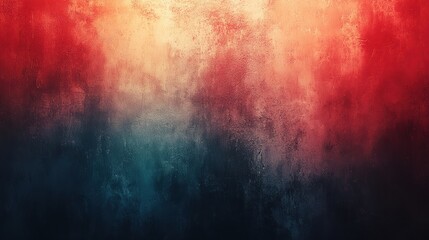 Leinwandbilder - An abstract texture featuring vibrant hues of red, orange, and blue, creating a striking visual impact suitable for various design projects.