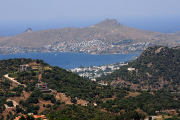 Canvas Print - A view of Bodrum, Turkey.