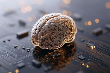 Brain-computer interface enhanced with floating augmented elements