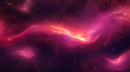 Wall Mural - ethereal crimson nebula