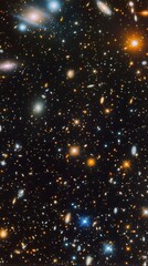 Wall Mural - stunning view of distant galaxies and cosmic phenomena in the vast universe
