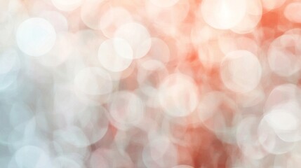 Wall Mural - Abstract bokeh background, light, orange, white, blur, design