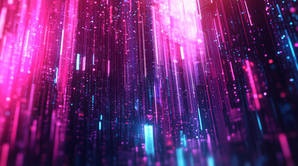 Wall Mural - hologram coding. the icon of the program code made of dots and lines. coding or hacking experience. 