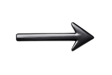 Wall Mural - Black arrow pointing to the right