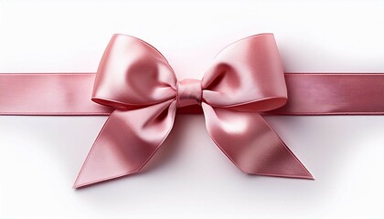 Wall Mural - pink ribbon bow