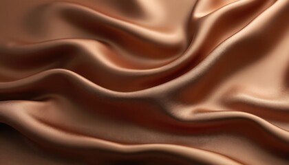 Leinwandbilder - Sleek brushed bronze fabric background with smooth finish. Abstract design with elegant reflective tones, subtle gradient. Polished contemporary art piece for branding, minimalist wallpaper, graphic