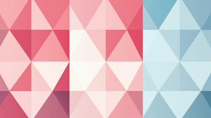 Wall Mural - Explore vibrant geometric triangle backgrounds that add a modern touch to any design project or presentation. Perfect for creatives