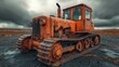 © abrardsgn - Rusty Vintage Tractor in a Dramatic Landscape
